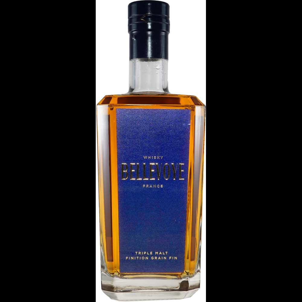 Whisky Bellevoye - Bleu triple malt « finition grain fin » - France Whisky  bellevoye