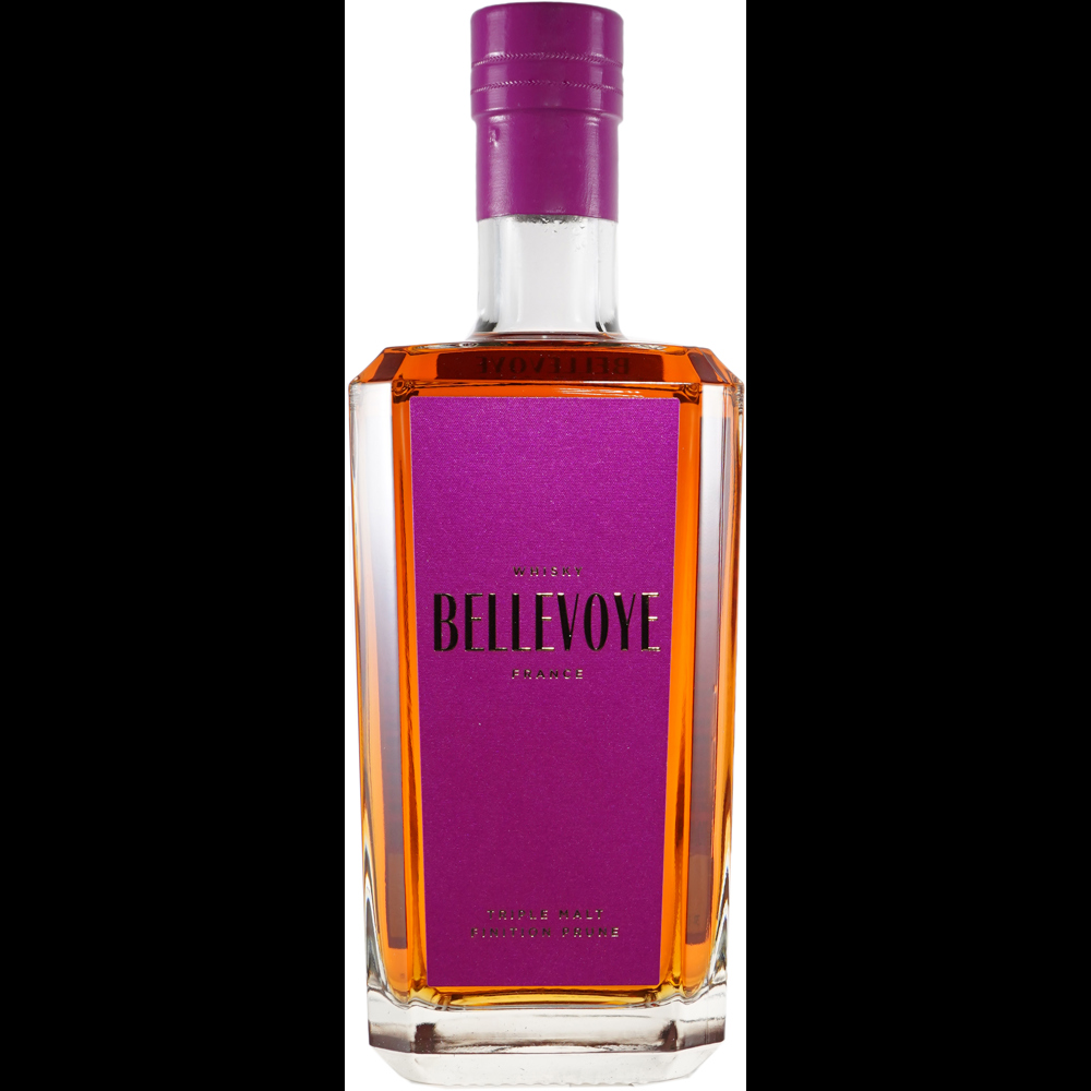 Bellevoye Plum Label Triple Malt French Whisky Plum Liqueur Finish