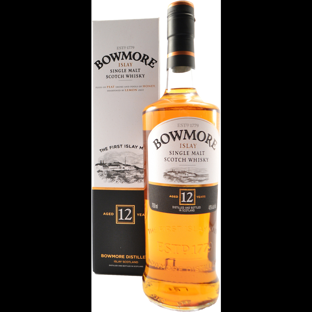 Bowmore 12 year old Islay Malt | 750 ml Bottle