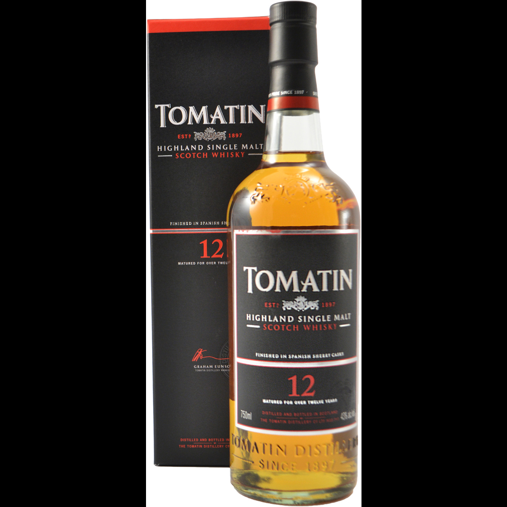 Tomatin 12 year old ml | Malt 750 Highland Bottle Single