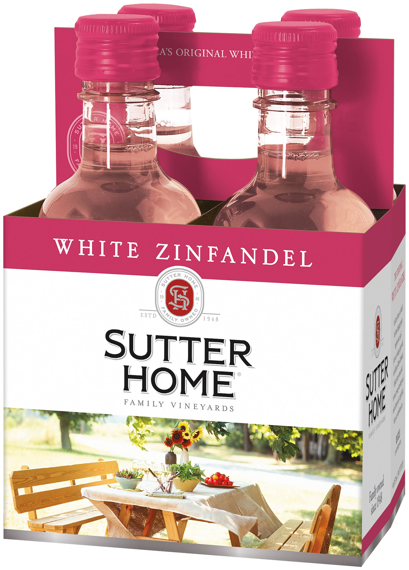 Home White Zinfandel 4 | 4 pack of 187 Bottle