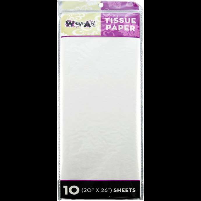 Wrap Art Tissue Paper White 10 Sheet Pack