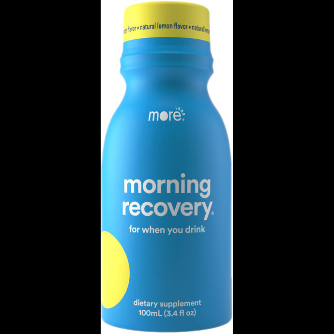 Morning Recovery Hangover Prevention Drink Lemon Flavor 3.4 OZ 12pack